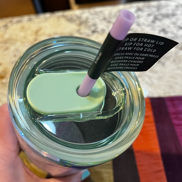 NEW Starbucks Stainless Steel New Lid Canna Lily Butterfly Hot & Cold Cup, 24oz - Picture 5 of 14